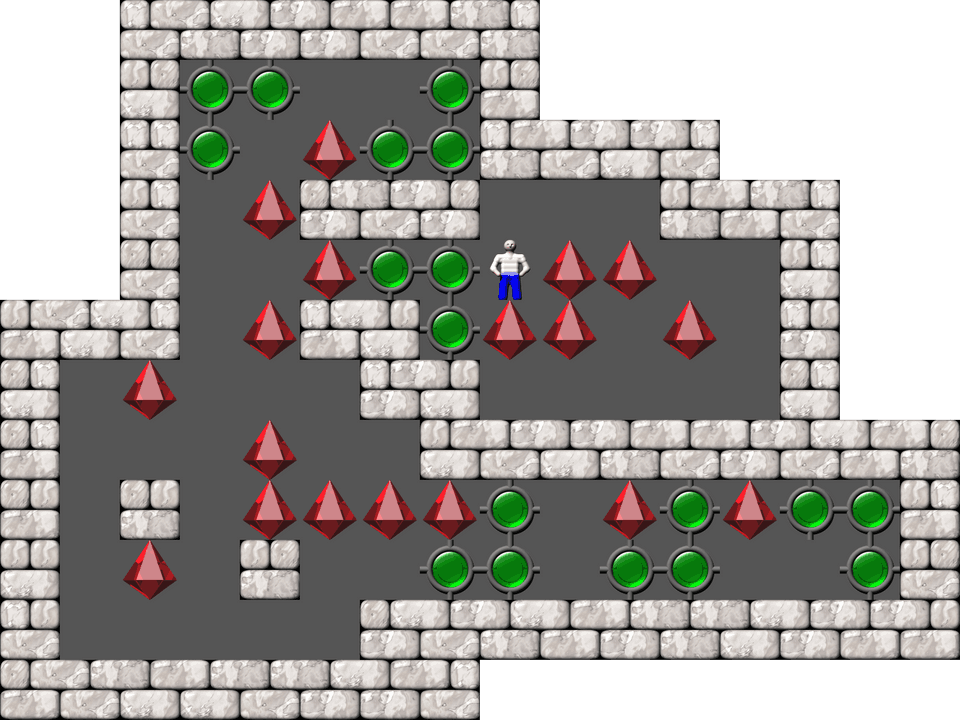 Sokoban Cosmac 8 level 43